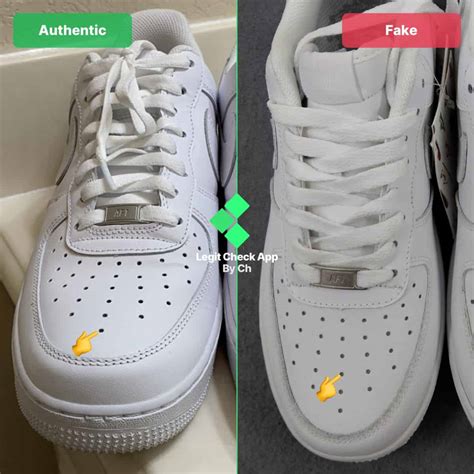 how to tell if nike air force 1 are fake|how to legit check af1.